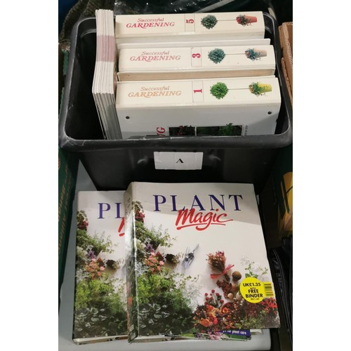 186 - Plant Magic and Successful Gardening magazines in binders