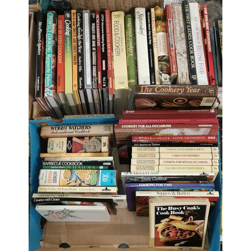 192 - Large job lot of assorted cooking and recipe hardback books