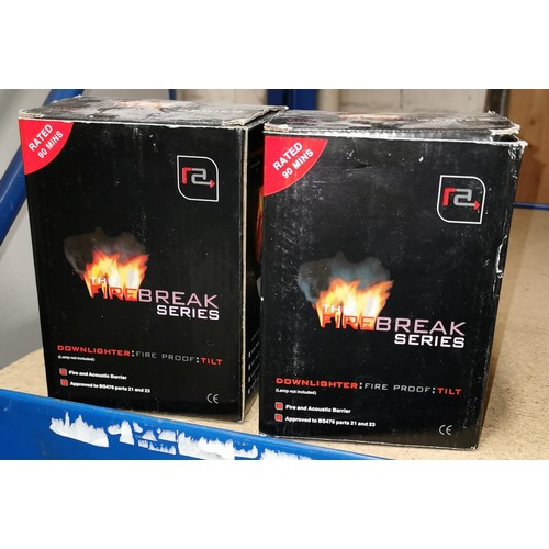 216 - 2 x boxed and unused the fire break series down lighters