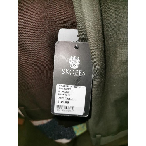 47 - 2 x new and tagged pairs of Skopes gents trousers size 34s