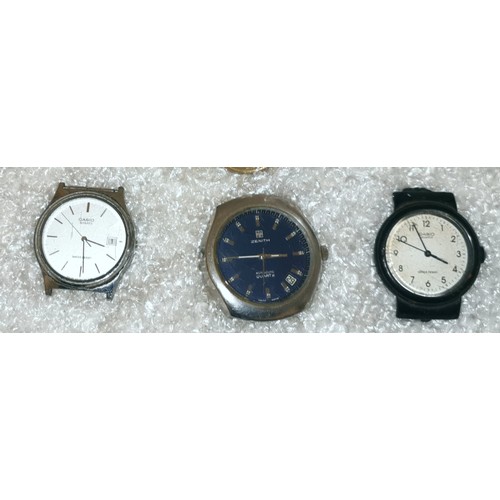 21 - 3 x assorted non working mechanical watches being 2 x Casio & 1 x Timex