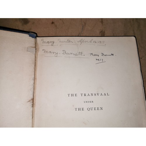 204 - The Transvaal under the Queen 1900 hardback book by lieutenant colonel N. Newnham Davis