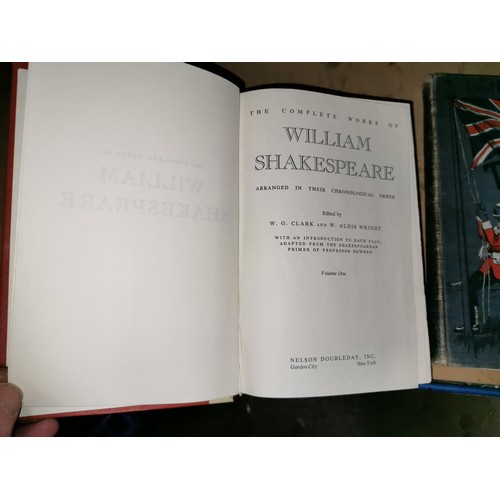 205 - Nelson Doubleday Incorporated the Complete Works of William Shakespeare volumes 1 and 2 book set