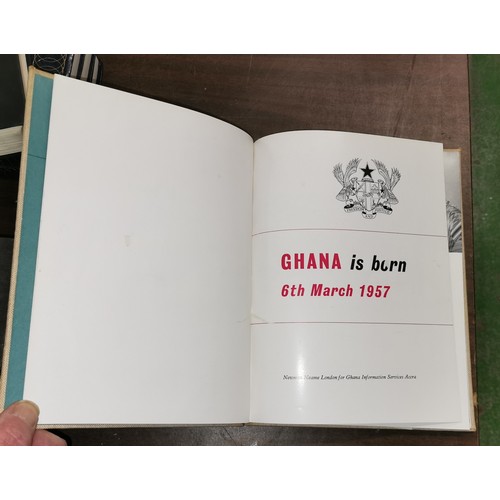 208 - Ghana is born hardback book by Newman Neame London for Ghana information services Accra