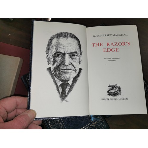 211 - Heron books first editions trio of books from The Complete Works of W. Somerset Maugham being the Ra... 