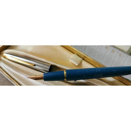 115 - Vintage Watermans no'88 fountain pen with 18 kt nib and in original box