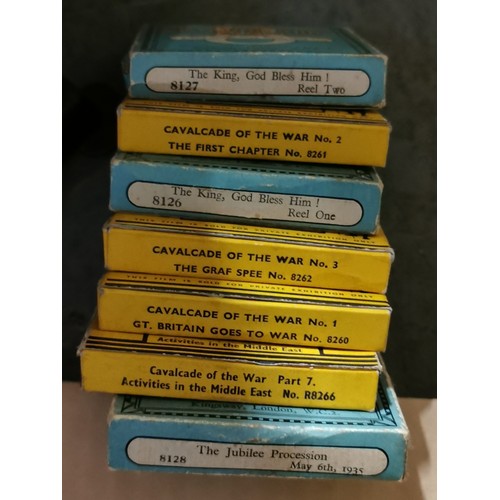 173 - Kodak Brownie Eight-58 projector in original box and with some pre-recorded film reels