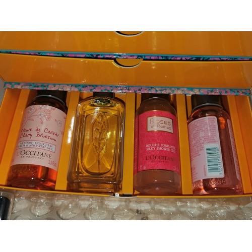 115 - L'Occitane En Provence 3-drawer perfume, hand and nail cream & shower gels gift set (1 x perfume mis... 