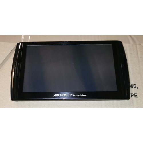 10 - Archos 7 home tablet with leather cover and charger