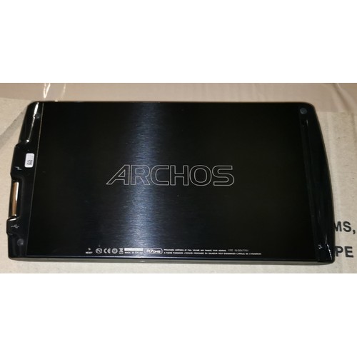 10 - Archos 7 home tablet with leather cover and charger