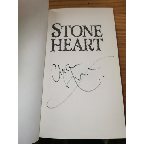 4 - Stone Heart by Charlie Fletcher. Mint first edition hard back book with cover and ink signed by auth... 