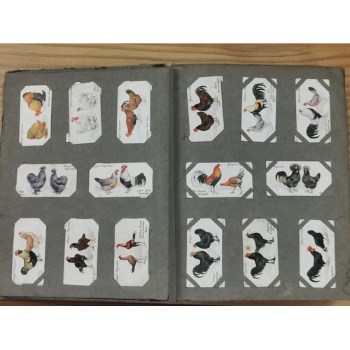 14 - Vintage my cigarettes picture album with ink written Welsh 1927 memo. 40 pages mainly full with comp... 