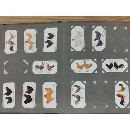 14 - Vintage my cigarettes picture album with ink written Welsh 1927 memo. 40 pages mainly full with comp... 