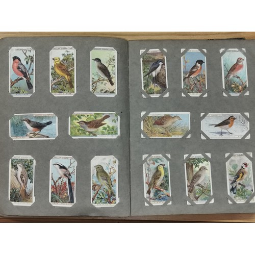 14 - Vintage my cigarettes picture album with ink written Welsh 1927 memo. 40 pages mainly full with comp... 