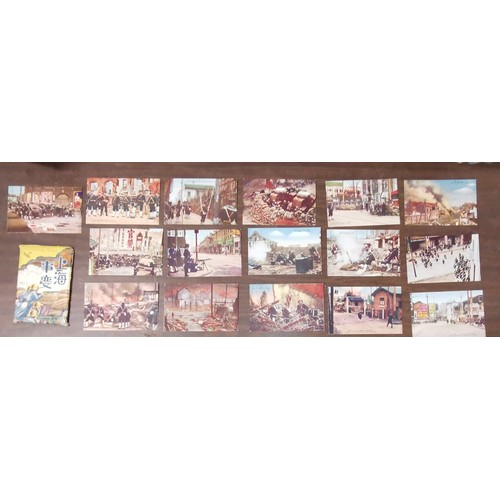 132 - 1940's The Shanghai Trouble number 1 postcard set (16 total) in original sleeve and in excellent con... 
