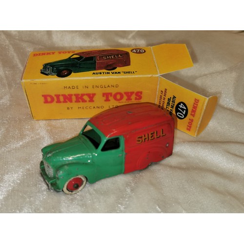 141 - Boxed Dinky Toys 470 Austin van - Shell in very good condition
