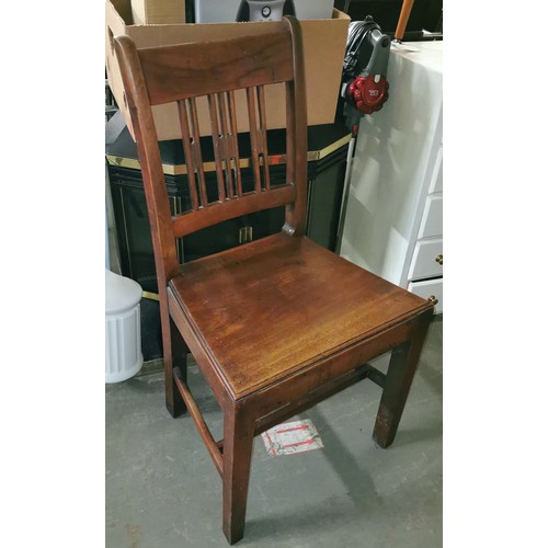 158 - 19th century hall chair