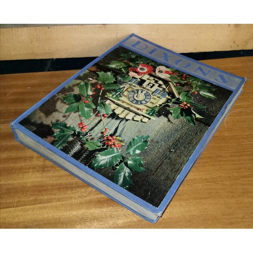 320 - 1955 Dixons shop Christmas card catalogue sales book