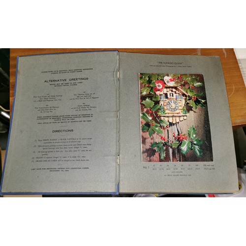 320 - 1955 Dixons shop Christmas card catalogue sales book