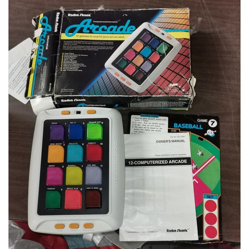 316 - Boxed retro Radio Shack arcade 12 in 1 electronic game