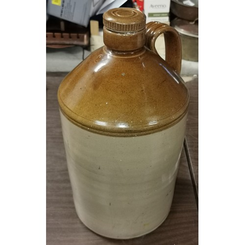 303 - 42 cm tall vintage flagon with stopper
