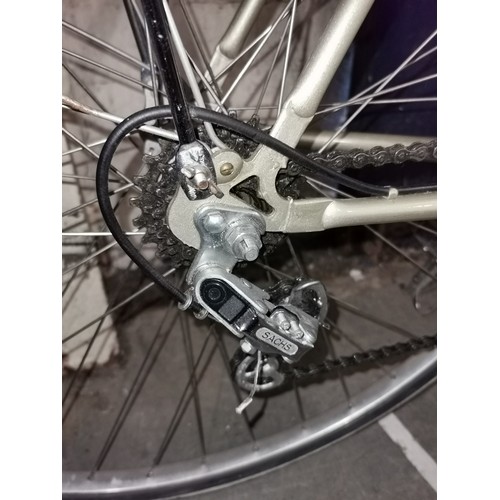 174 - Retro Puch Sprint gents 10 speed racing bike with rack and bag plus original (well used) Brooks leat... 