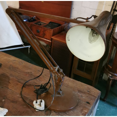 7 - Large desk top angle poise lamp