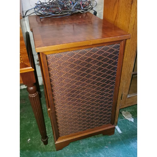8 - Retro Dynatron music centre sideboard with speakers