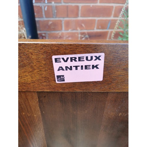 166 - Vintage Evreux Antier oxblood leather Fissato Bordeau 3 piece suite with complete lift out cushionin... 