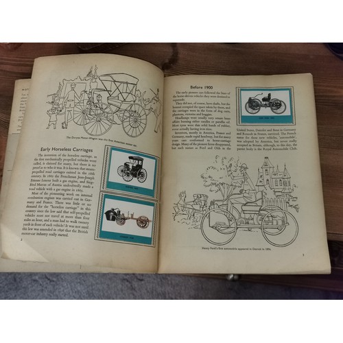 51 - Vintage Golden Stamp motor cars of today and yesterday book, complete and in very good condition