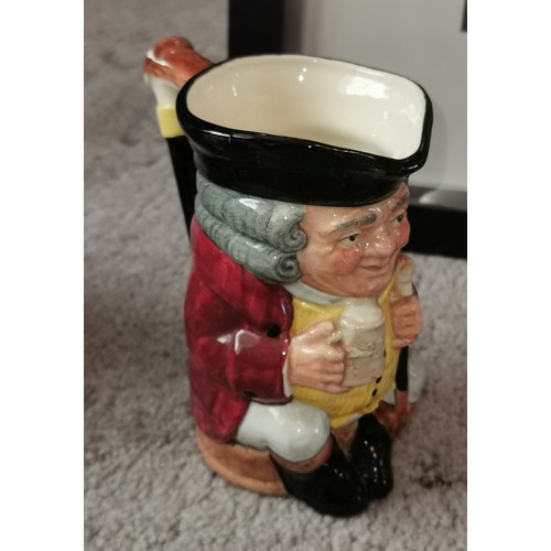 143 - 16 cm tall large Royal Doulton 8340 Jolly Toby character jug