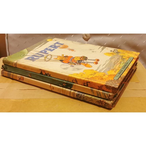 271 - Rupert the Bear annuals 1955-1957 in good condition