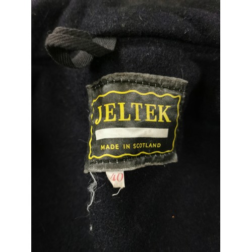 360 - Vintage Jeltek Scotland heavy duffle coat size 40