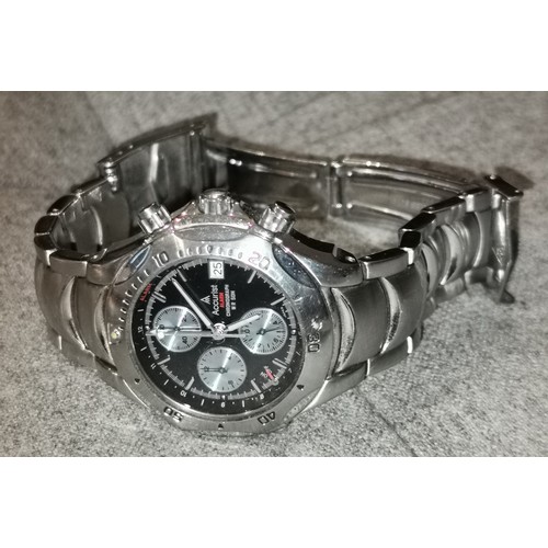 528 - Accurist gents alarm chronograph watch