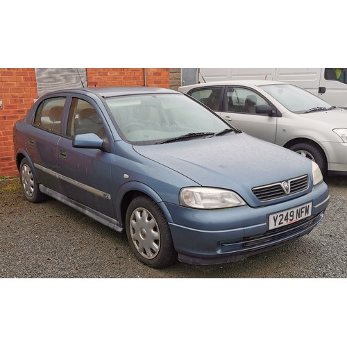 481 - 2001 registered Vauxhall Astra LS DTi 5 door hatch back diesel car. Been stood for around 18 months ... 