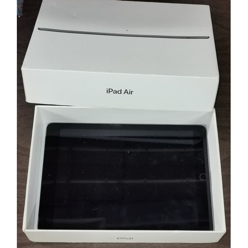 3 - Boxed Apple Ipad model A1823. Charged but no charger present, restored to factory settings and lette... 