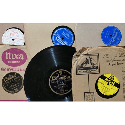 75 - Box of approx 20 x 78rpm records including George Formby, Sandy Powell, Blues etc - all proceeds fro... 