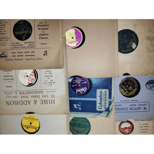 75 - Box of approx 20 x 78rpm records including George Formby, Sandy Powell, Blues etc - all proceeds fro... 