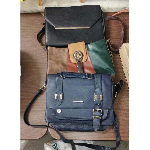 79 - 3 x ladies handbags being River Island, Laurent & Atmosphere