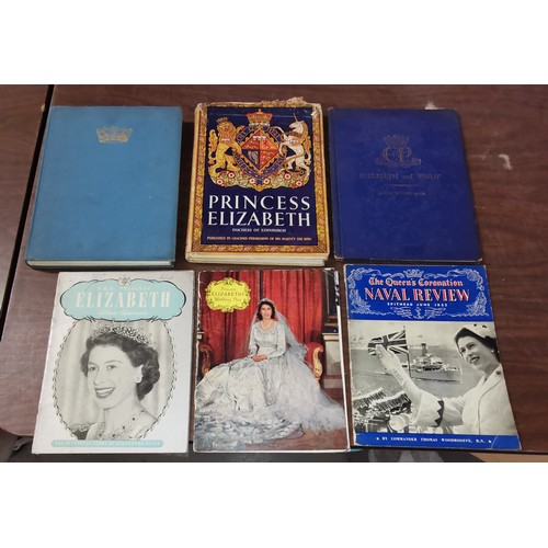 270 - Assorted Queen Elizabeth II related book and booklet bundle all 1950's in better than average condit... 