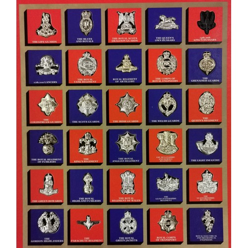 228 - Texaco Great British regiments book containing full set of badges - all proceeds from this lot go to... 