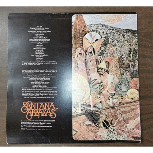 84 - Santana - Abraxas vinyl album in near mint condition