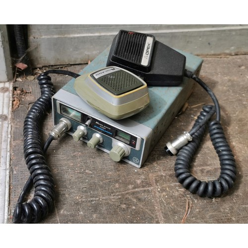 49 - Midland 2001 precision series CB radio with 2 x mics