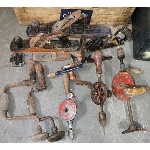 150 - Job lot of assorted mainly vintage hand tools etc