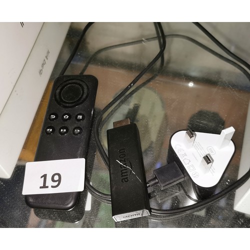 19 - Amazon firestick with remote control