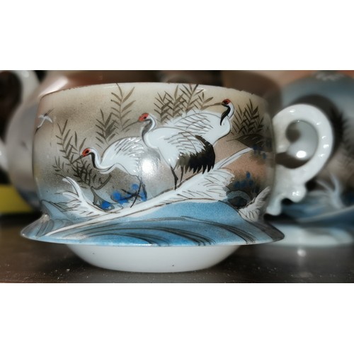 150 - Japanese fine porcelain tea set