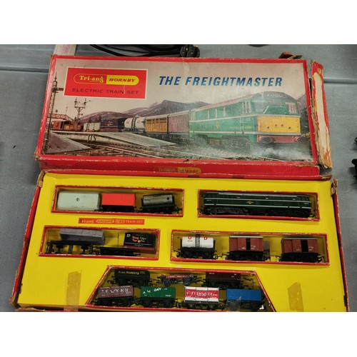 217 - Boxed Triang Hornby 'the freightmaster' electric train set