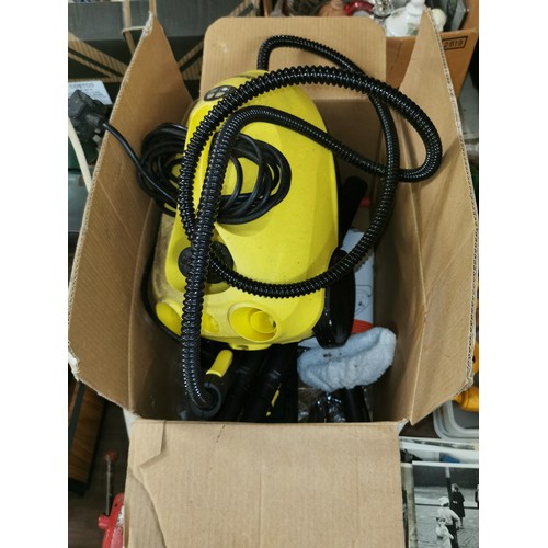 329 - Boxed Karcher SC 1.020 plus steam cleaner with tools