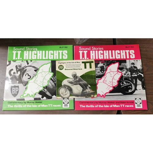 38 - Sound Stories TT highlights volumes 1 (1957/1964) & 2 (1965/1968) long play vinyls plus EP301 1957/1... 