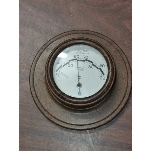 32 - Vintage Rototherm thermometer in bakelite casing